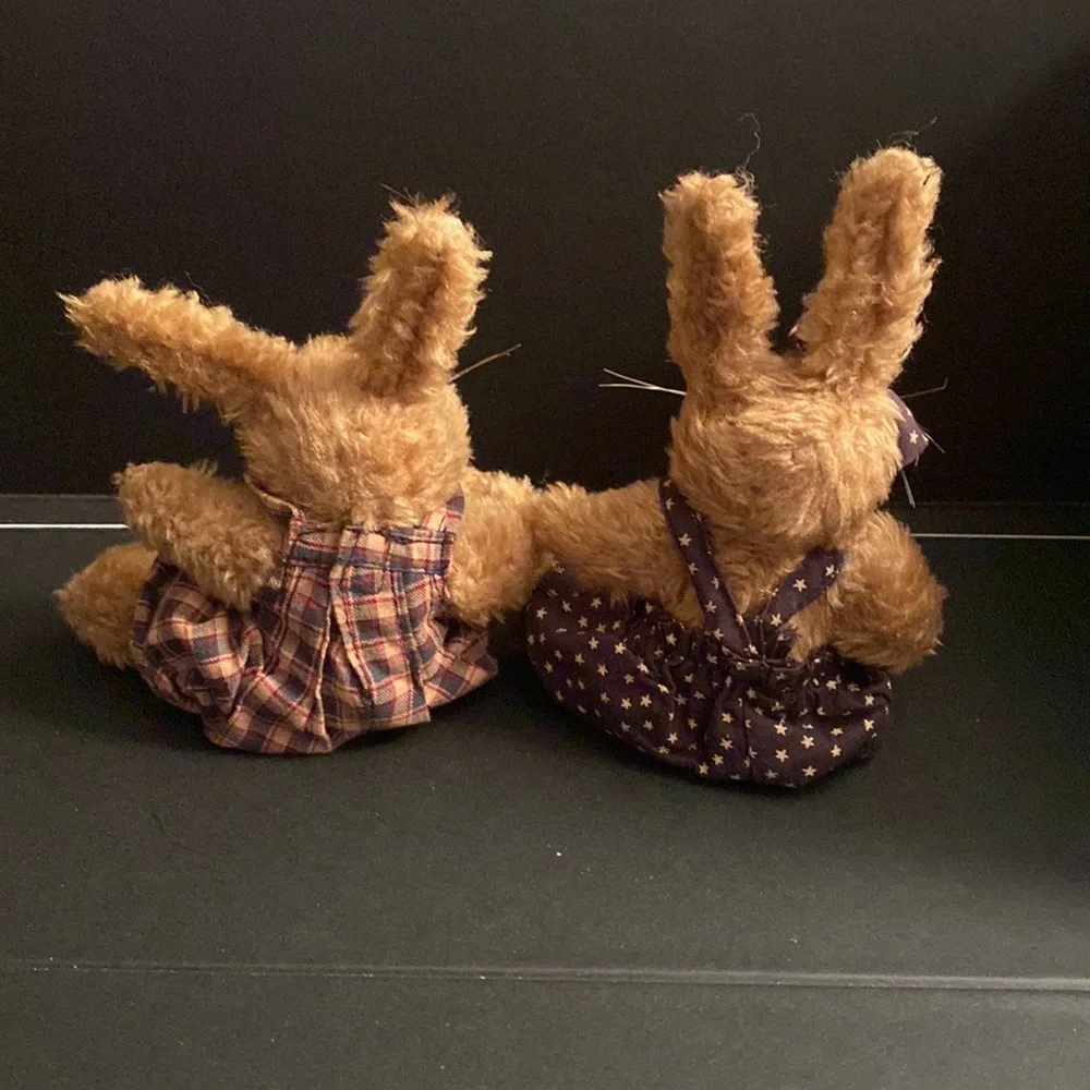 Boyd’s Bear Stuffed Bunnies - set of 2 - Picture 9 of 9
